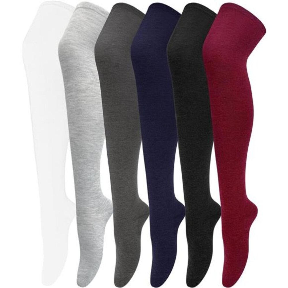 Thigh High Socks for Women Casual Over the Knee High Socks Stockings